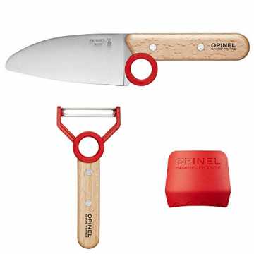 petit Chef - Kinder Kochmesser Set - 3 teilig - Kochmesser - Fingerschutz - S... nachhaltig