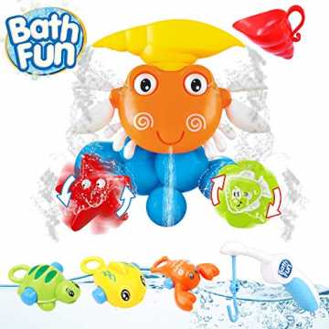 adespielzeug-Set, Krabbe Badewannenspielzeug Wasser Spray Badespielzeug mit S... nachhaltig
