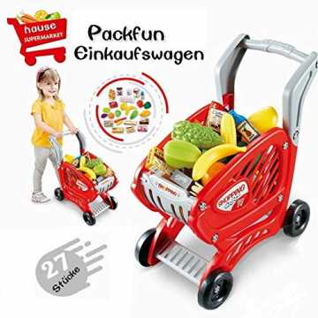 Greenheime des Einkaufswagens lassen Kinder den Wagen von Gang zu Gan.. nder Einkaufswagen Spielzeug Supermarkt Einkaufswagen Trolley Cart mit Preten... nachhaltig