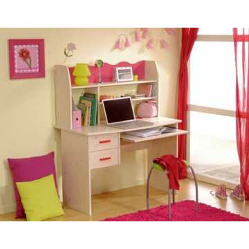 Greenheimatz mit Regalen links: 2 x Schubkästen rechts: 1 x großer Au.. hreibtisch Kinderzimmer Lolita nachhaltig