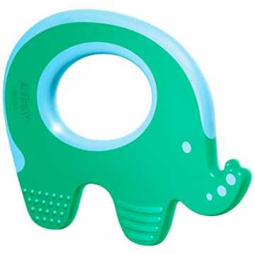 Philips Avent SCF199/00 Beißring im Elefantendesign, grün