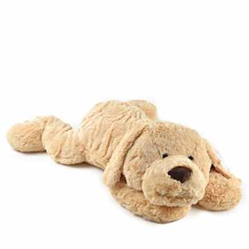 a Riesen Kuschel-Hund Lucy, 100cm XXL Plüsch-Hund in Hellbraun, Stoff-Hund, Teddybär zum Liebhaben Toys nachhaltig