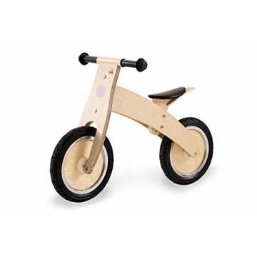 aufrad Lino, klar lackiert, aus Holz, unplattbare Bereifung, umbaubar vom Cho... nachhaltig