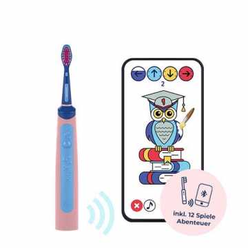 Smart Sonic, smarte elektrische Schallzahnbürste für Kinder mit interaktiver Spiele-App (Pink) nachhaltig