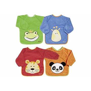 Greenheimhen von Playshoes ist die Kinderkleidung beim Essen vor Klec.. 507136 Lätzchen Baumwolle, Polyester blau, grün, orange, rot - Lätzchen Baumw... nachhaltig