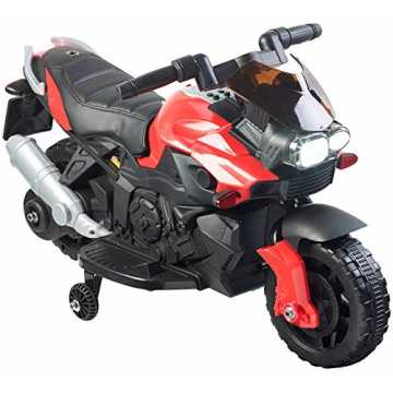 Playtastic Kindermotorrad: Kinder-Elektromotorrad mit MP3-Funktion, Sounds & Stützräder...