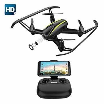 Greenheim Quadcopter mit 720P HD Live-Kamera RTF 4 Kanal 2,4 GHz 6-Gy.. rohne mit HD Kamera, WiFi-HD-Kamera Live Übertragung und Langer Flugzeit, Opt... nachhaltig