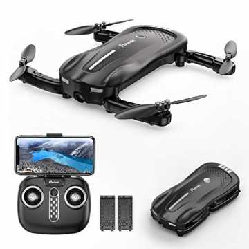 Greenheim】: Die Drohne ist faltbar und lässt sich bequem ins Freie br.. ini Drohne mit Kamera, D18 Faltbare 1080P WiFi FPV Quadrocopter mit Optischem... nachhaltig