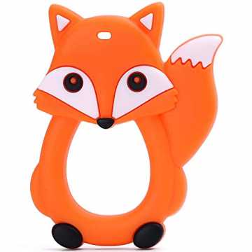 hs Beißring für Babys Kühlend - Zahnungshilfe aus Silikon BPA Frei Weich - Lindert Schmerzen beim Zahnen - ... nachhaltig