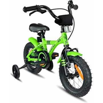  Kinderfahrrad 12 Zoll Jungen Mädchen Grün Schwarz ab 3 Jahre mit Rücktritt Stützräder - 12zoll BMX Modell ... nachhaltig