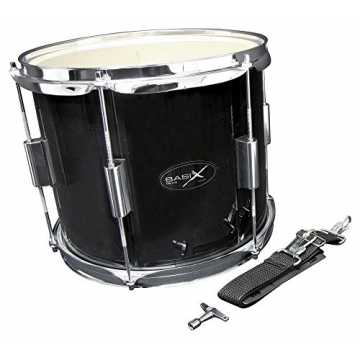  Marching Drum, schwarz (12 Zoll) x (10 Zoll) nachhaltig
