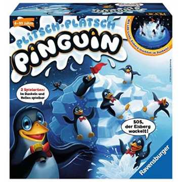 Ravensburger 21325 PlitschPlatsch Pinguin Kinderspiel