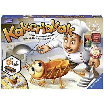 Greenheimaktionsspiel für die ganze FamilieFür 2 - 4 Spieler ab 5 Jah.. er 22212 4 Kakerlakak Brettspiel nachhaltig