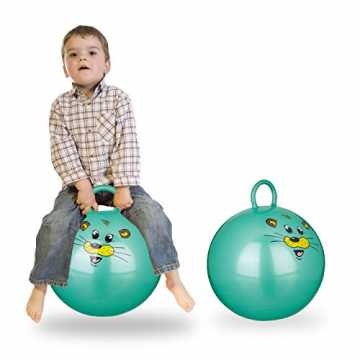 Greenheimer werden riesigen Spaß beim Hüpfen auf diesen niedlichen Gu.. 2X Hüpfball Kinder, Maus, mit Griff, für Drinnen und Draußen, mit Tier-Motiv,... nachhaltig
