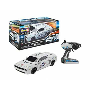 Revell Control 24473 RC Drift Car Maverick, Cooles Design, wechselbare Reifen, Unterbod...