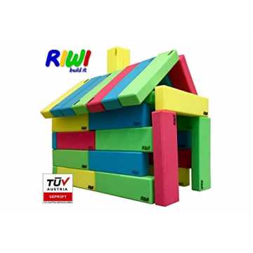 Bausteinset | XXL Schaumstoff Bausteine | große weiche Bauklötze | Waschmasch... nachhaltig