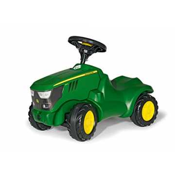 Greenheimage unter der geöffneten Motorhaube, ergonomische Fahrzeugko..  132072 Traktor Minitrac John Deere 6150R, Babyrutscher, Motorhaube öffenbar,... nachhaltig