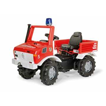  rollyUnimog Fire Unimog (Feuerwehrauto für Kinder 3-8 Jahre, Zweigangschaltung, Flüsterlaufreifen) 036639 nachhaltig