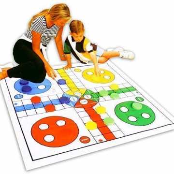 lmatte für drinnen oder draussen mit dem Gesellschaftsspiel nachhaltig