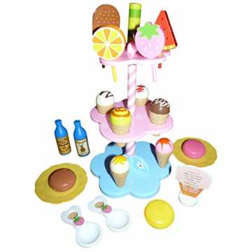 tand Spielzeug 22 tlg. Set, Eis als Kaufladen-Zubehör für Kinder Geschenk-Ide... nachhaltig