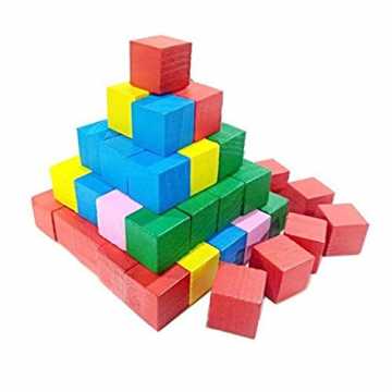 Greenheimdem Kunden ausgezeichnete Qualität, schnelle Lieferung, effi.. 20 stücke Farbe Holz Würfel Kinder Dekoration Handwerk Machen Blöcke Baustein... nachhaltig