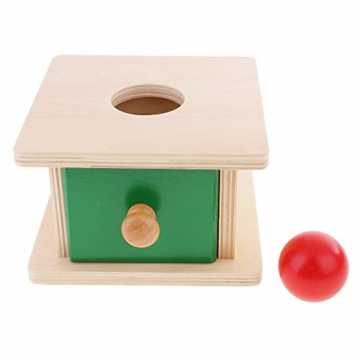 Sharplace Montessori Material: Holz Geometrie Matching Schubladen - Sphaere