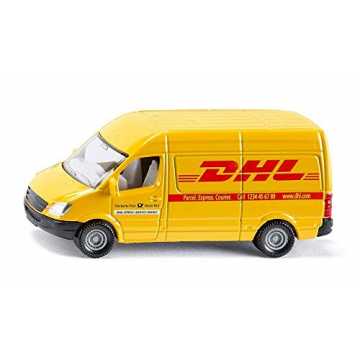 Greenheimerwagens in DHL-Optik zum Spielen und SammelnRobustes und st..  Postwagen, Metall/Kunststoff, Gelb, DHL-Optik, Bereifung aus Gummi nachhaltig