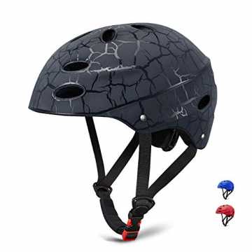 Greenheimd Helm Roller Skating Scooter Fahrradhelm mit ABS Schale für..  Skateboarder Helm Fahrradhelm Integralhelm Rollerhelm für Radfahrer Skateboard Scooter Bike Sicherheit Hel... nachhaltig
