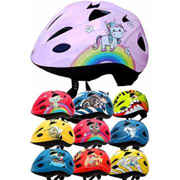 Skullcap® Kinderfahrradhelm für Jungs & Mädchen, Motiv: Einhorn, Größe: S