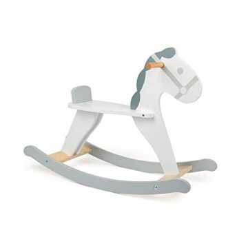  11523 Schaukelpferd "Skandi" aus Holz, im skandinavischen Stil mit hellen Farbtönen, ab 3 Jahren nachhaltig