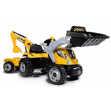 Smoby 7600710301 - Traktor Builder Max, gelb