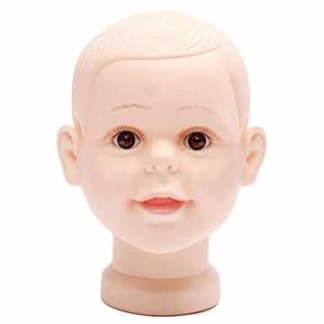 Greenheimchen. Nur SODIAL autorisierte Verkaeufer dürfen unter SODIAL.. der Schaufenster Puppe Baby Puppe Schaufenster Puppe Kopf Bedeckung Brille nachhaltig
