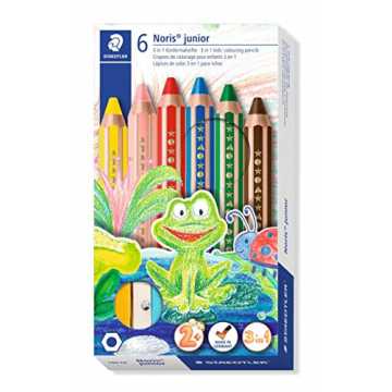 Greenheim in einem für Papier, Karton, Glas und viele weitere, sogar .. 140 C6 3in1 Buntstift Noris junior (Bunt-, Wachsmal- und Aquarellstift, extra bruchsicher, ideal für Kinder... nachhaltig