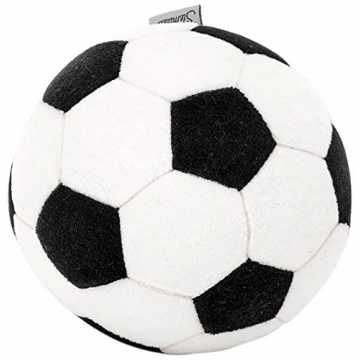 Greenheimall-Design, Förderung der Bewegung Ihrer KleinstenMit integr..  Ball, Fußball-Design, Alter: Kinder ab 0 Jahren, Schwarz/Weiß nachhaltig