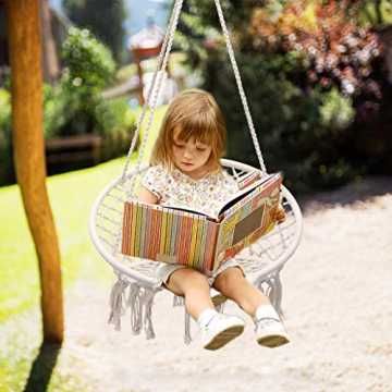 gesessel, Klein Hängestuhl Hängematte Hängesitz Nestschaukel Garten-Schaukel ... nachhaltig
