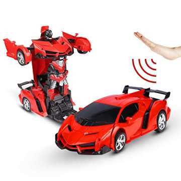 rngesteuertes Auto Transform Roboter, Wiederaufladbar RC Auto Rennauto mit Fernnedienung Radio Ferngesteuer... nachhaltig