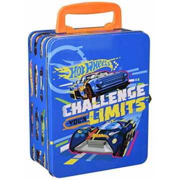 Theo Klein 2883 - Hot Wheels Autosammlerkoffer aus Metall, Spielzeug