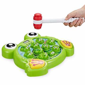 os Interaktiver Schlag den Frosch TG702 - lustiges Spielzeug für Jungen und Mädchen im Alter von 3, 4, 5, 6... nachhaltig