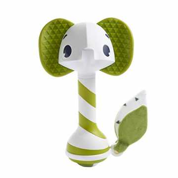 Greenheimeinem für Ihr Baby, im niedlichen Tier Design von Tiny Love,.. 2-in-1 Baby Rassel & Beißring Spielzeug, niedliche Babyrassel im Elefanten Design mit Beißring und tollen z... nachhaltig