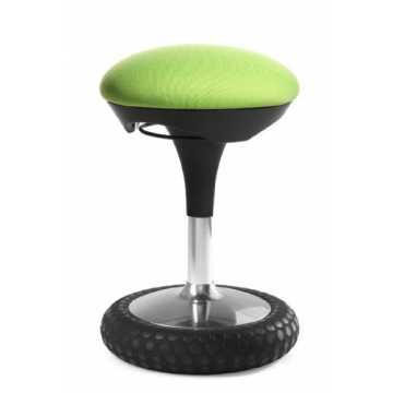 Greenheimfür die gewerbliche Nutzung geeignet; Sitzzeitempfehlung max.. tness 20, ergonomischer Sitzhocker, Arbeitshocker, Bürohocker mit Schwingeffe... nachhaltig