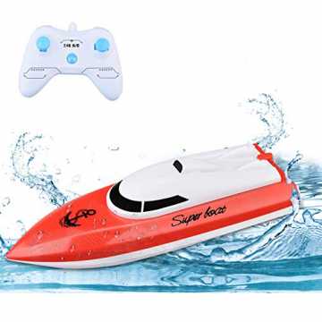oot Mini Fernbedienung Boot 2,4 GHz Outdoor Pools Seen Racing Boote Elektrisc... nachhaltig