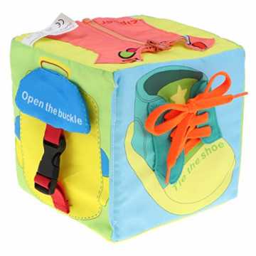 In 1 Soft Baby Tuch Würfel, Lernen, Für Babys Kleinkinder, Montessori Basic L... nachhaltig