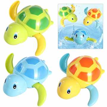 TOYMYTOY 3 Stück Baby Badespielzeug Schildkröte Kunststoff Badewanne Spielzeug
