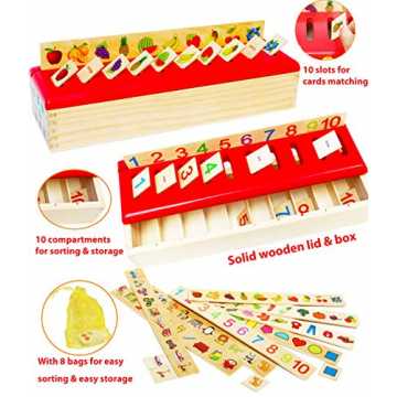 od Oxford Montessori Lernspielzeug - Sortieren, Vergleichen und Lernen - 8 Ob... nachhaltig