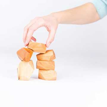 G Meditations-Balancier Steine (6 teilig) Waldorf Natur Bio Spielzeug | Heilp... nachhaltig