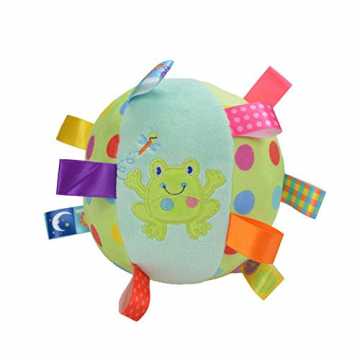 Greenheim weichem Plüsch. Speziell für Baby gestaltet und einfach zu .. Karikatur-Tier Frosch Rassel-Ball Spielzeug Plüsch Multi Sensory Spielzeug mi... nachhaltig