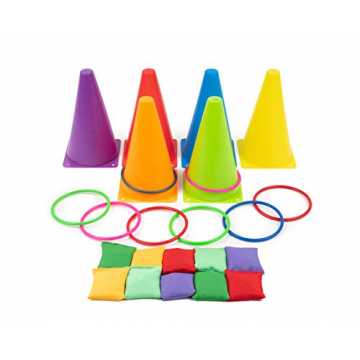 ty Wurfspiele im Freien - Ringwurfspiel mit Weiche Kegel. Bohnen Taschen - fü... nachhaltig