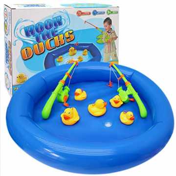 n Angeln Spiel - Inklusive aufblasbarem Planschbecken, Enten 6 kleine 4 große... nachhaltig