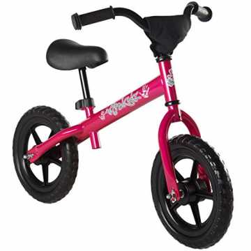 Greenheim Stahl, erhältlich in Pink oder BlauKindgerechter spezieller.. Laufrad für Kinder, ab 85 cm Körpergröße, pink nachhaltig