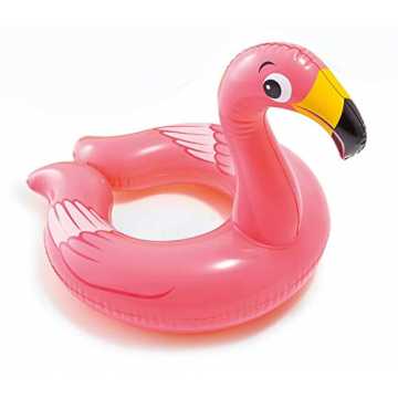 Greenheimg mit Tierkopf, Flamingo von IntexWasserspielring mit Tierko.. iere Split Schwimmring, Wasserspielring mit Tierkopf nachhaltig